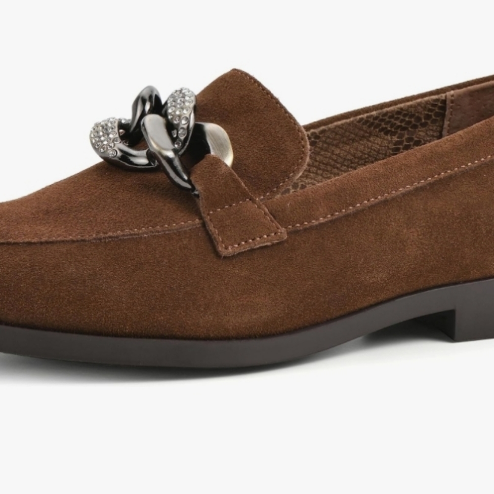 White Mountain Casavas Hazel Suede Loafer women's sz 8M New w/tag